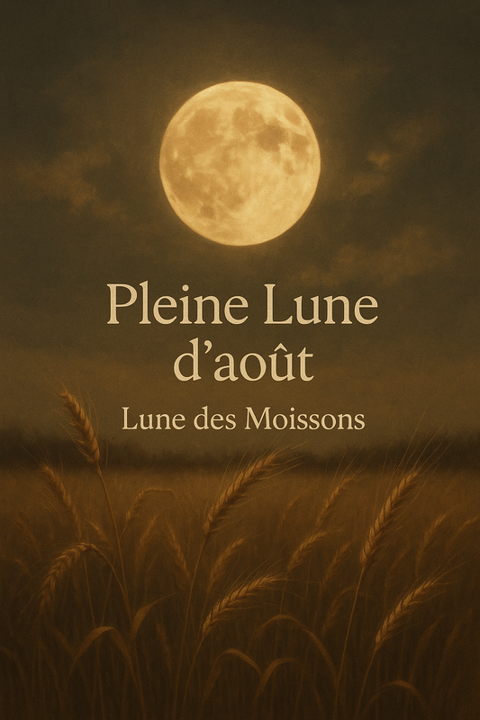 Pleine Lune d'Août - Pleine lune des moissons - Le grimoire de Pauline